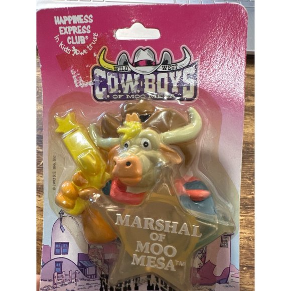Vintage Cowboys of Moo Mesa Saturday Morning Cartoons Night Light - New